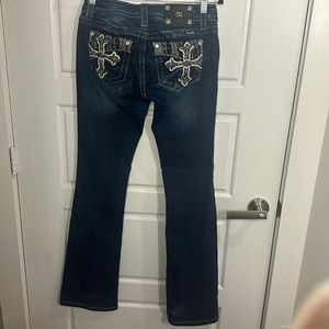 Size 27 Boot Cut Miss Me Jeans only worn twice